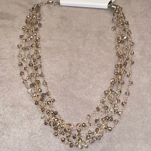 MixIt Silver Beaded & Layered Necklace  NWT